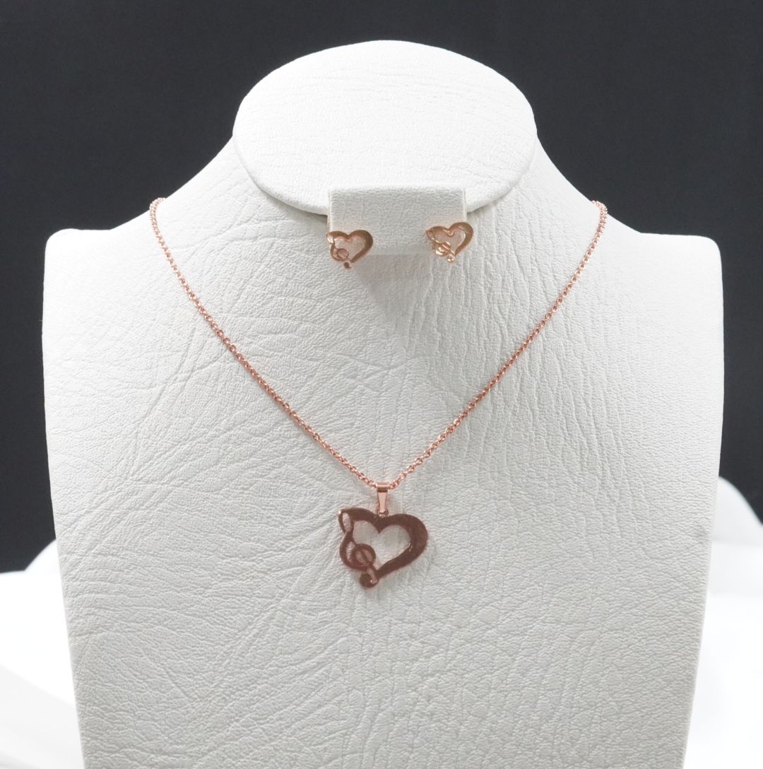 Miniatura 2 de JUEGUITO ECO CORAZON-NOTA MUSICAL ROSADO